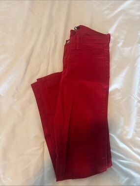 Flying Monkey Women's Bold Red Skinny Jeans